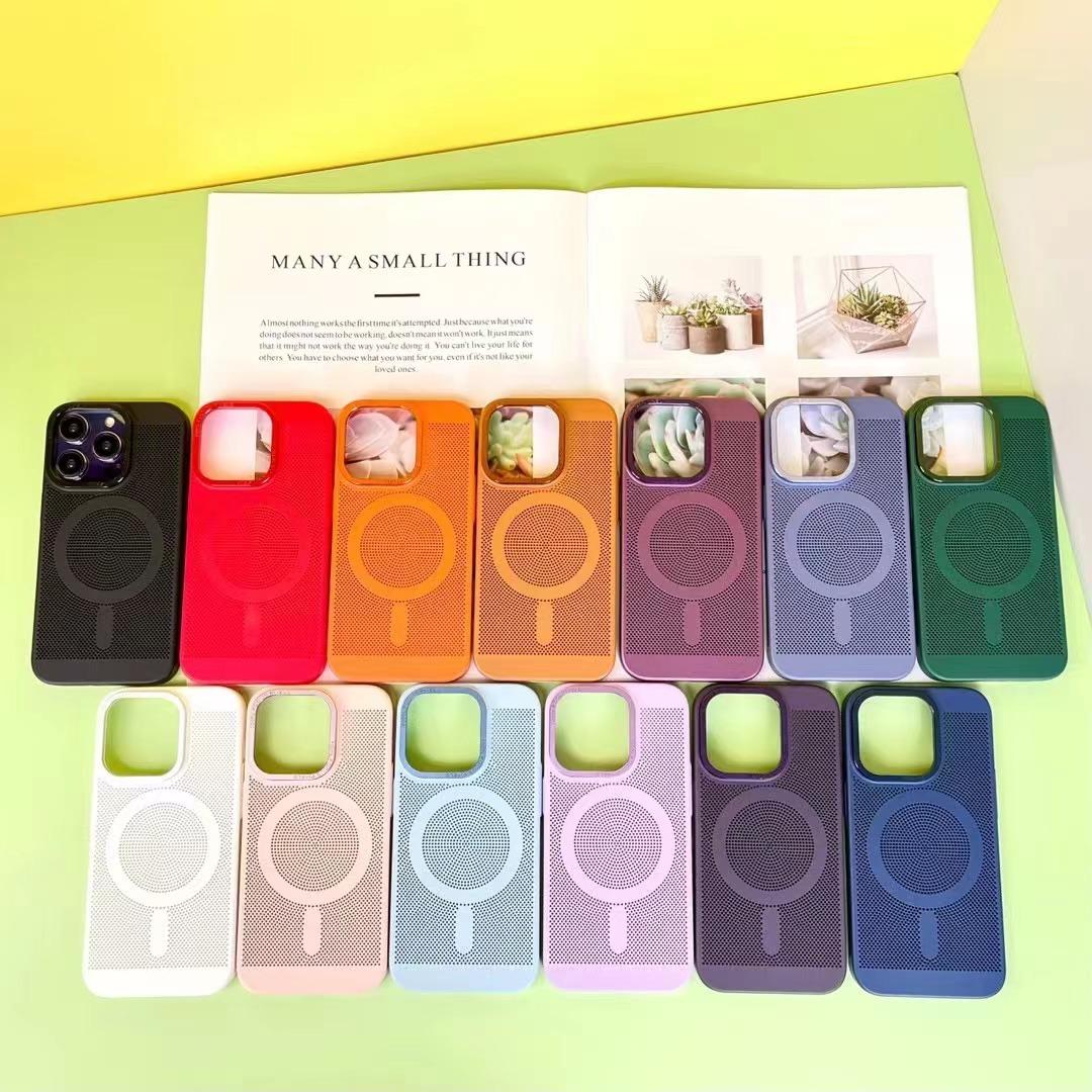 Magnetic Suction Suitable for Apple 16proMax Mobile Phone Case Anti-fall IPhone 15 Cooling Net Protective Case 14 iPhone11pro
Magnetic Suction Suitable for Apple 16proMax Mobile Phone Case Anti-fall IPhone 15 Cooling Net Protective Case 14 iPhone11pro
