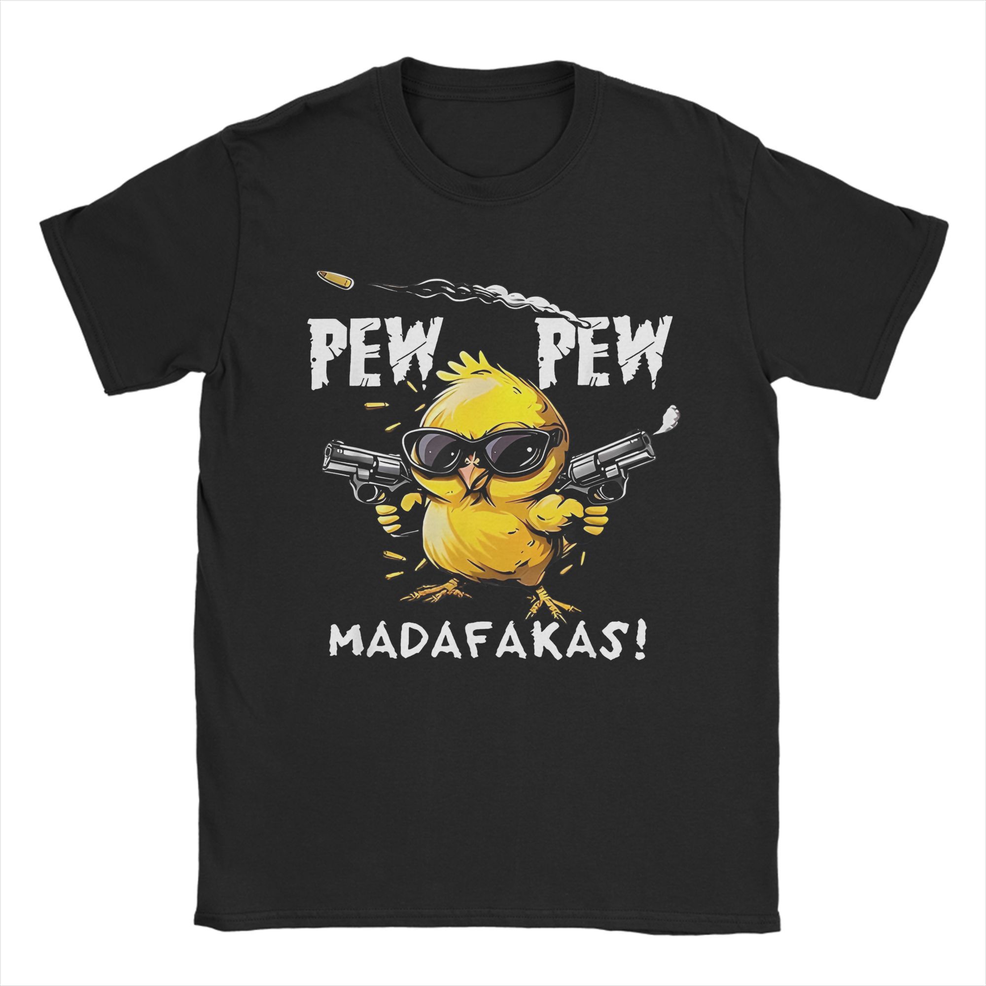Футболки Pew Pew Madafakas Chicken Gun для мужчин, 100% хлопок, хипстерская футболка с круглым вырезом, юмористические забавные футболки с коротким рукавом, одежда больших размеров S чёрный
Футболки Pew Pew Madafakas Chicken Gun для мужчин, 100% хлопок, хипстерская футболка с круглым вырезом, юмористические забавные футболки с коротким рукавом, одежда больших размеров S чёрный