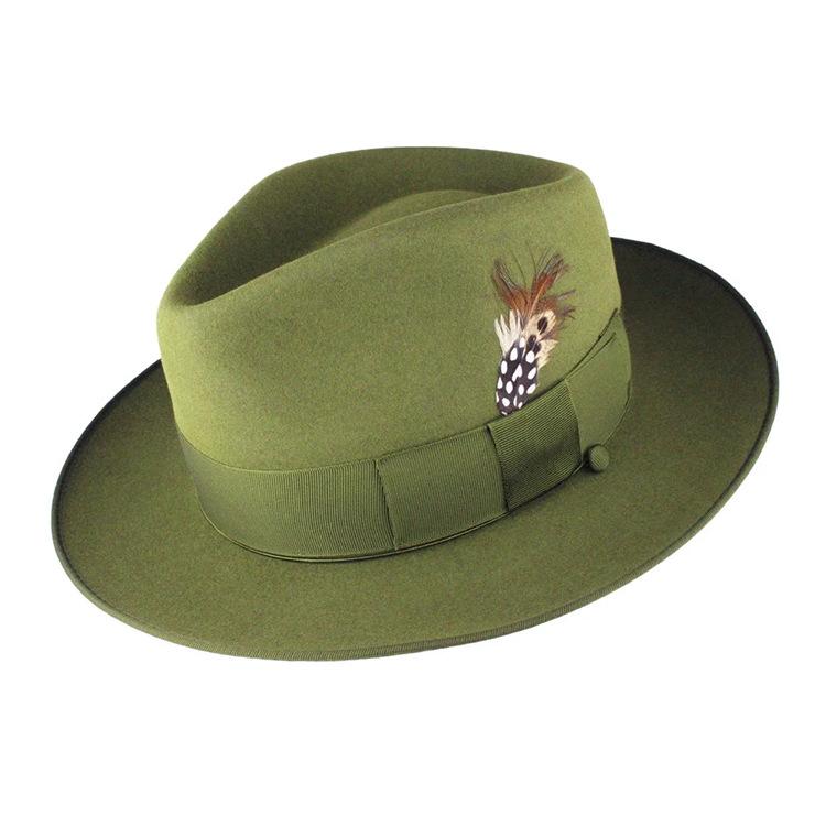 На фабрике Прямая продажа Однотонный цилиндр, фетровая шляпа из чистой шерсти, фетровая шляпа в стиле ретро-джаз One Size зелёный
На фабрике Прямая продажа Однотонный цилиндр, фетровая шляпа из чистой шерсти, фетровая шляпа в стиле ретро-джаз One Size зелёный