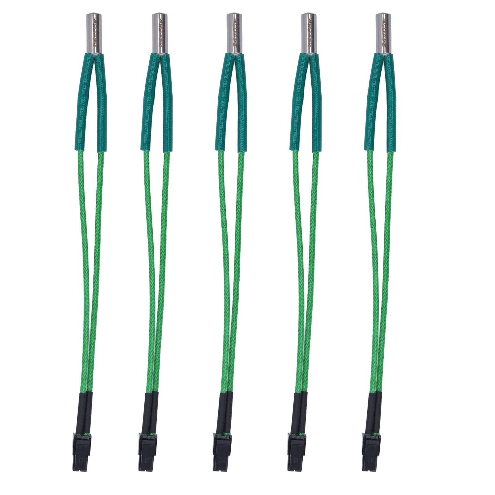 5Pcs Heater Cartridge Fast Heating 350℃ 6 X 15mm Head Cartridge Heater for Voron V2.4 V0.1 3D Printer 24V
5Pcs Heater Cartridge Fast Heating 350℃ 6 X 15mm Head Cartridge Heater for Voron V2.4 V0.1 3D Printer 24V