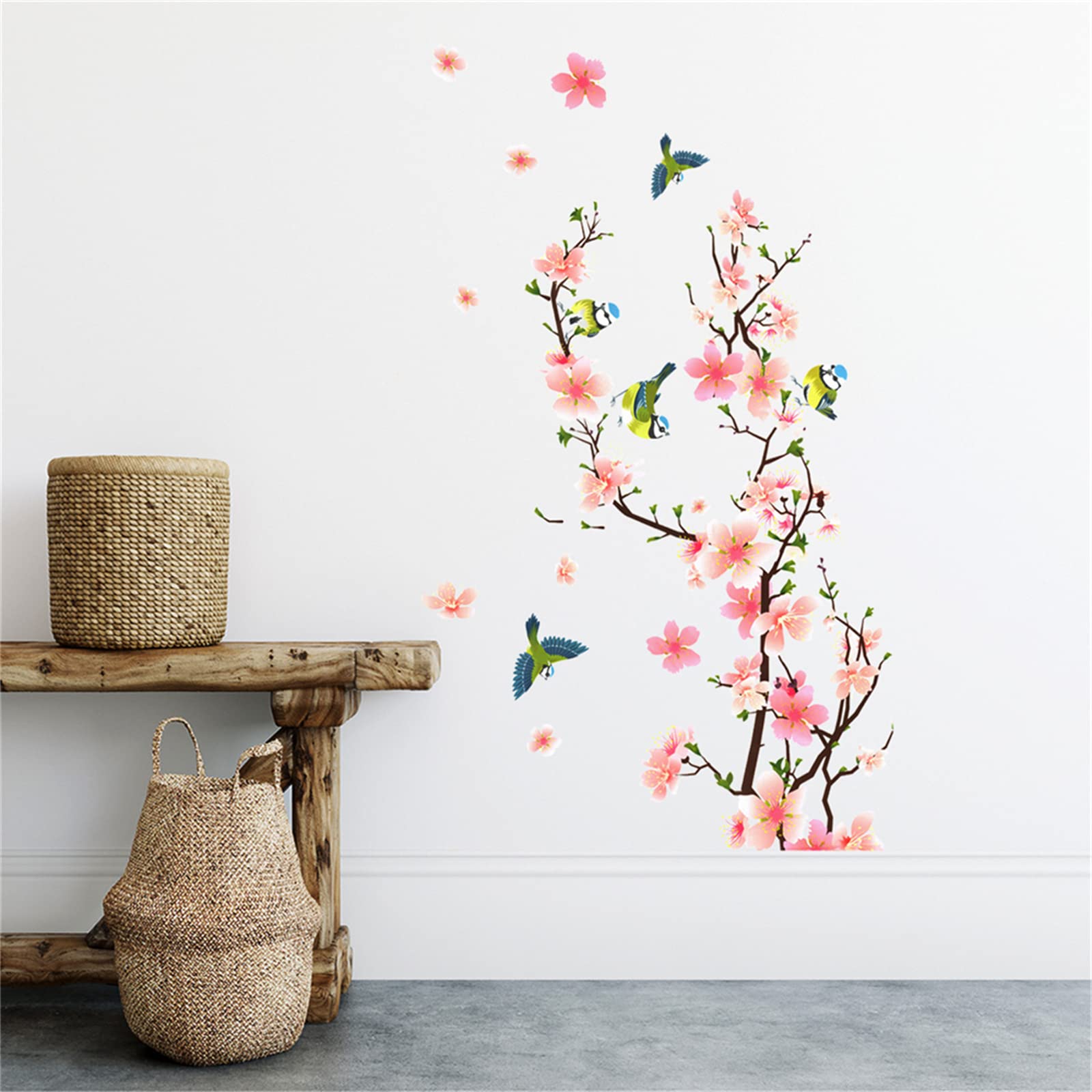 WOHAHA Wall Stickers Flowers Tree Birds on Branches Stylish Plum Blossom Pink Wallpaper Sticker Peelable Stylish Entryway Cafe Style Bedroom Living розовый
WOHAHA Wall Stickers Flowers Tree Birds on Branches Stylish Plum Blossom Pink Wallpaper Sticker Peelable Stylish Entryway Cafe Style Bedroom Living розовый