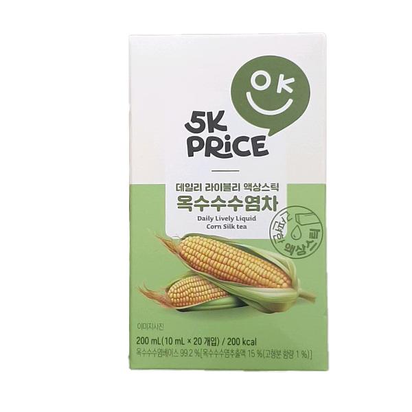 5k Daily Lively Liquid Stick Corn Silk Tea 10ml x 20 One thing
5k Daily Lively Liquid Stick Corn Silk Tea 10ml x 20 One thing