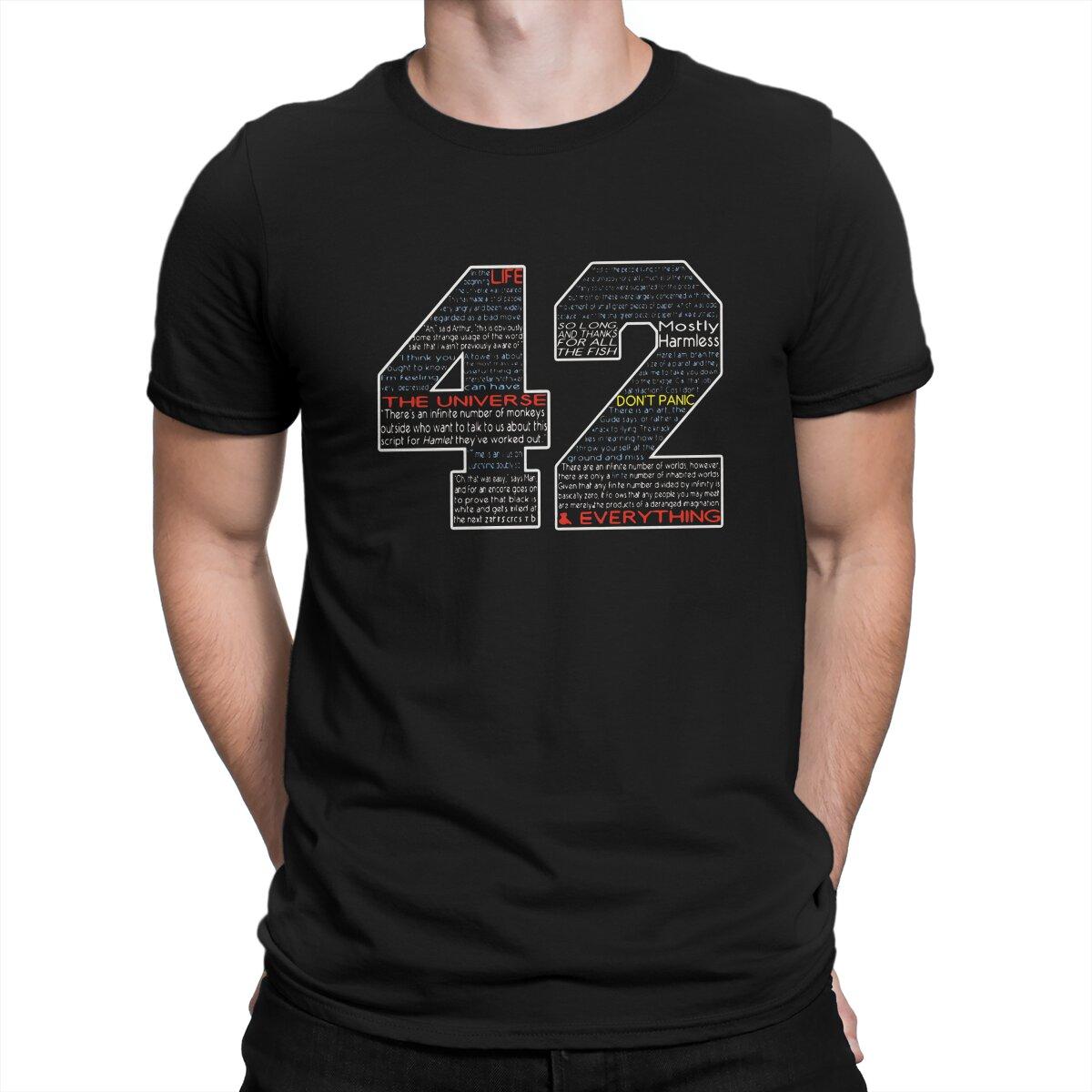 42 The Answer To Life The Universe And Everything Classic T Shirt Harajuku Graphic Mens Tshirt Polyester Short Sleeve 4XL
42 The Answer To Life The Universe And Everything Classic T Shirt Harajuku Graphic Mens Tshirt Polyester Short Sleeve 4XL