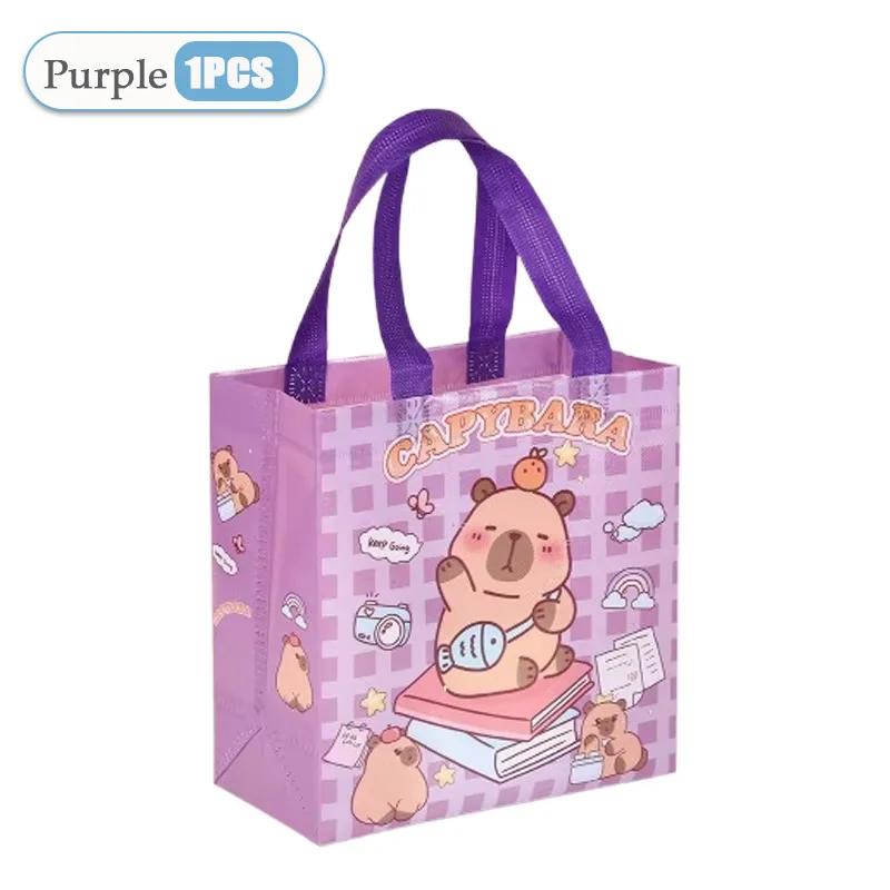 1-48PC Reusable Capybara Cartoon Tote Bag Foldable Gift Bag for Birthday Party Graduation Event Accessories Ideal Christmas Gift 22x23x11cm
1-48PC Reusable Capybara Cartoon Tote Bag Foldable Gift Bag for Birthday Party Graduation Event Accessories Ideal Christmas Gift 22x23x11cm