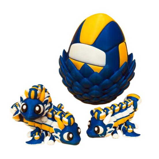 3D Printed Dragon Egg Ornament Toy with Dragon Figurine Inside, Sports Ball Inspired Fidget Toy, Stress Relief Dragon Statue K
3D Printed Dragon Egg Ornament Toy with Dragon Figurine Inside, Sports Ball Inspired Fidget Toy, Stress Relief Dragon Statue K