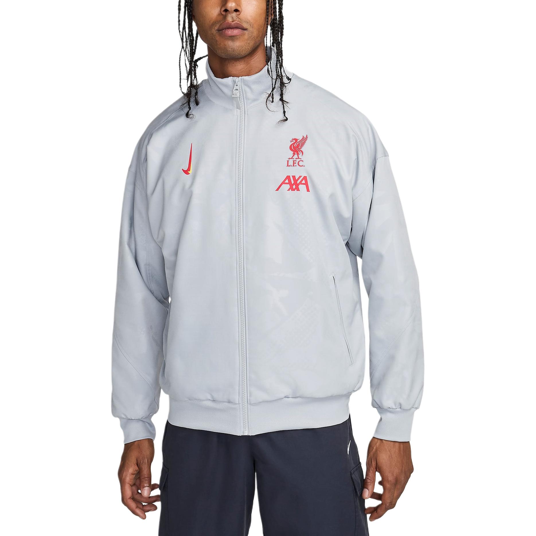 Nike Liverpool FC FW24 Fashion Logo Long Sleeve Zip Jacket Men Jacket Light-Smoke-Grey Black Global-Red HF3377-078 M
Nike Liverpool FC FW24 Fashion Logo Long Sleeve Zip Jacket Men Jacket Light-Smoke-Grey Black Global-Red HF3377-078 M