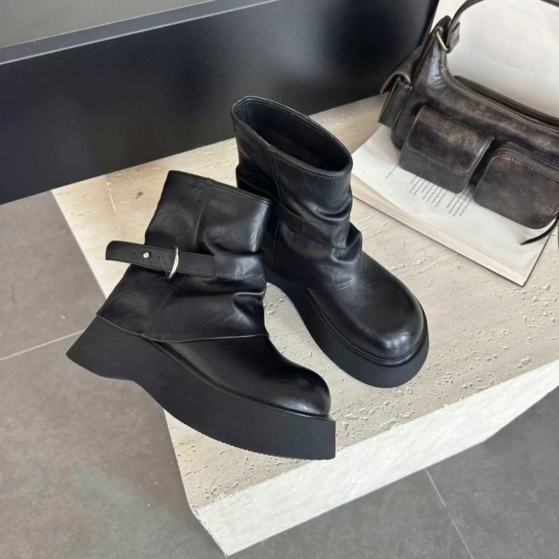 Suding Home~ Короткие ботинки на платформе для маффинов, женские коричневые ботинки в стиле Майяр, новые рыцарские ботинки на осень и зиму 40 чёрный
Suding Home~ Короткие ботинки на платформе для маффинов, женские коричневые ботинки в стиле Майяр, новые рыцарские ботинки на осень и зиму 40 чёрный