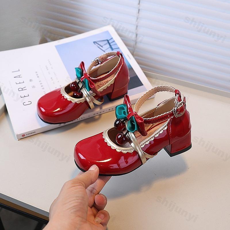 Girl Leather Shoes Mary Jane Fashion High Heel Shoes Spring Autumn Chic Bowknot Children Wedding Party Kids Princess Dress Shoes 26
Girl Leather Shoes Mary Jane Fashion High Heel Shoes Spring Autumn Chic Bowknot Children Wedding Party Kids Princess Dress Shoes 26