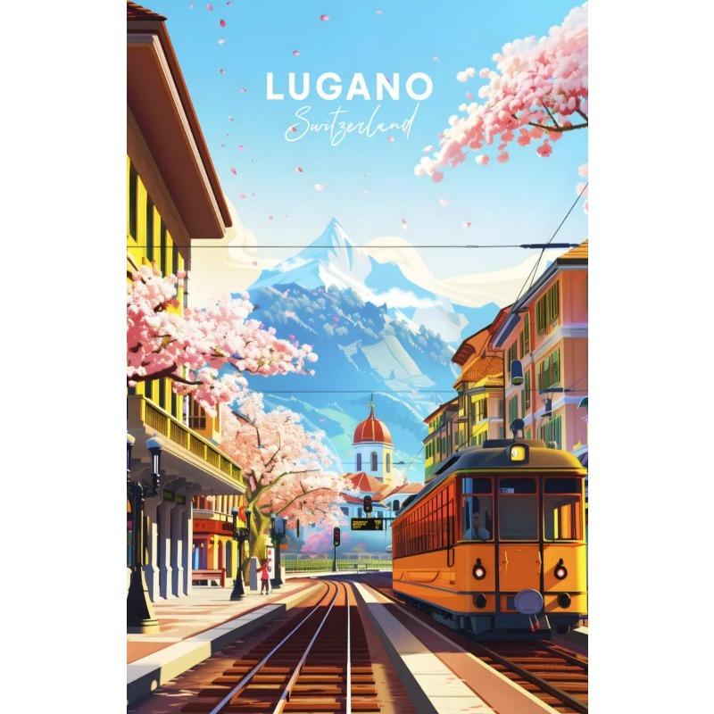Switzerland Railway Travel Posters Lugano Swiss Train Modern Prints Canvas Painting Wall Art Pictures Home Living Room Decor 21X30CMNo Framed
Switzerland Railway Travel Posters Lugano Swiss Train Modern Prints Canvas Painting Wall Art Pictures Home Living Room Decor 21X30CMNo Framed