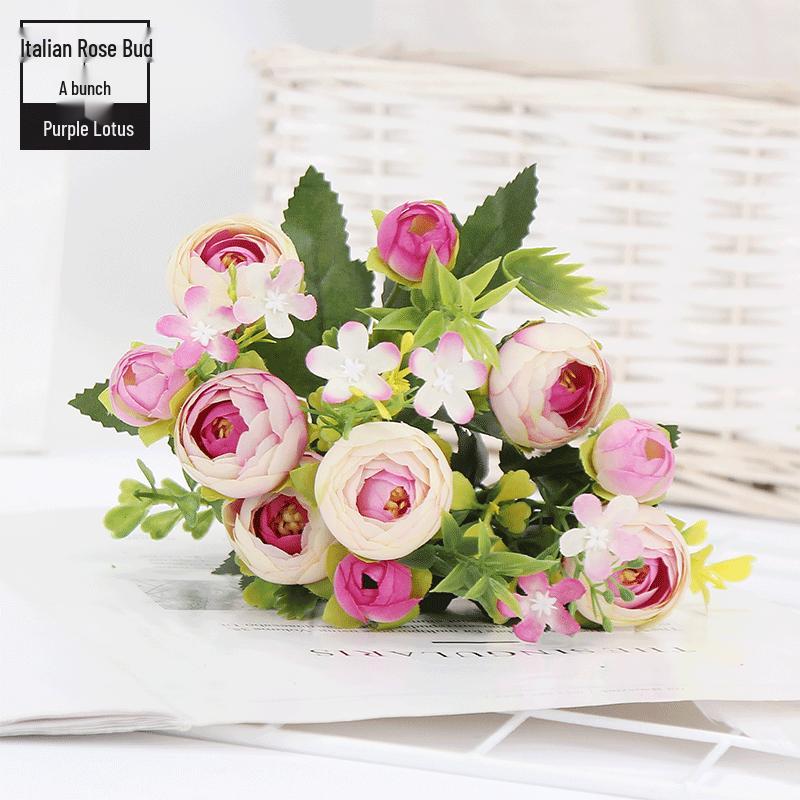 Silk Artificial Rose Buds for Home Wedding Decoration & Photography Props, Lilac Bouquet лиловый
Silk Artificial Rose Buds for Home Wedding Decoration & Photography Props, Lilac Bouquet лиловый