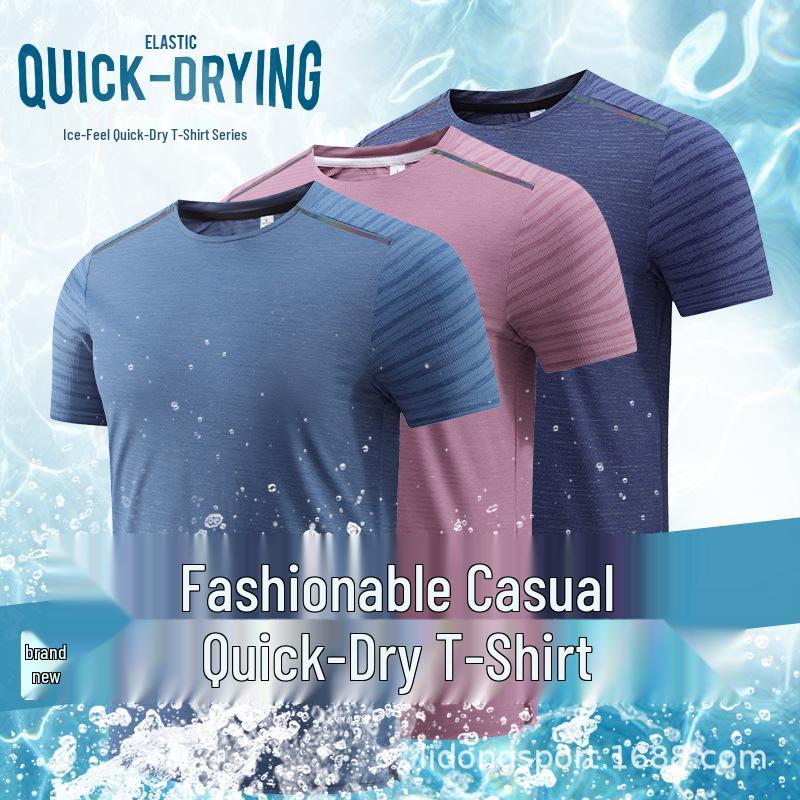 Men s Ice Silk Quick-Dry Moisture-Wicking T-Shirt for Summer Fitness and Running with Breathable Fabric and Print L темно-синий
Men s Ice Silk Quick-Dry Moisture-Wicking T-Shirt for Summer Fitness and Running with Breathable Fabric and Print L темно-синий
