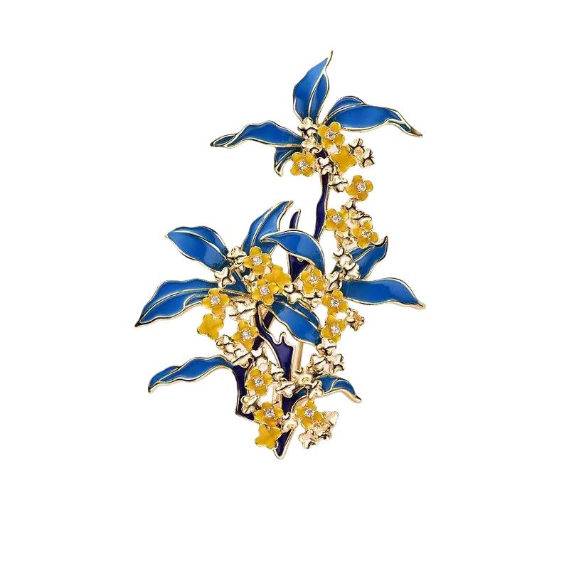National style elegant autumn and winter yellow osmanthus brooch women s high sense retro brooch suit accessories pin jewelry
National style elegant autumn and winter yellow osmanthus brooch women s high sense retro brooch suit accessories pin jewelry