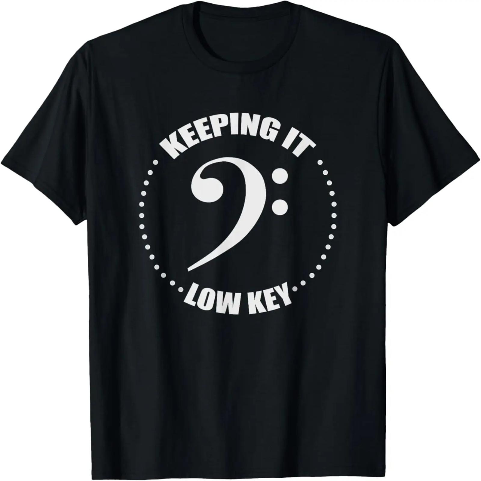 Bass Clef Music Keeping It Low Key Musician Humor T-Shirt XXXXXL різнокольоровий
Bass Clef Music Keeping It Low Key Musician Humor T-Shirt XXXXXL різнокольоровий