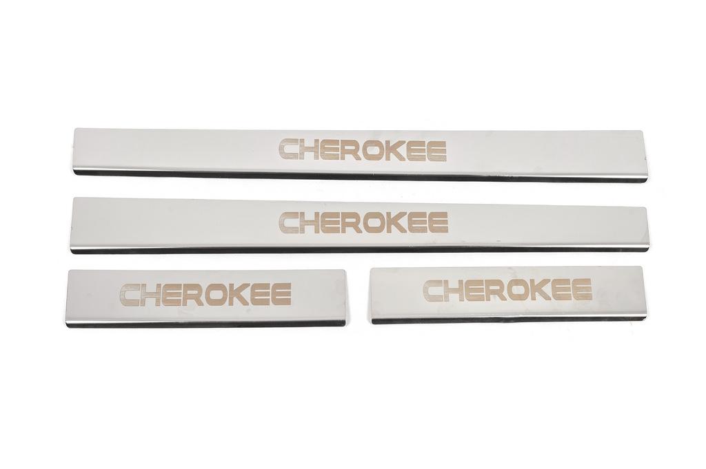 Накладки на пороги Carmos V-2 (4 шт, нерж) для Jeep Grand Cherokee WK 2004-2010 рр.
Накладки на пороги Carmos V-2 (4 шт, нерж) для Jeep Grand Cherokee WK 2004-2010 рр.