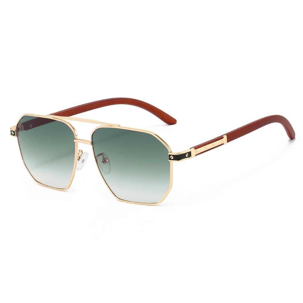 2025 Wooden Texture Pilot Sunglasses Men Double Metal UV400 Sun Shades Large Frame Casual Travel Eyewear зелений
2025 Wooden Texture Pilot Sunglasses Men Double Metal UV400 Sun Shades Large Frame Casual Travel Eyewear зелений