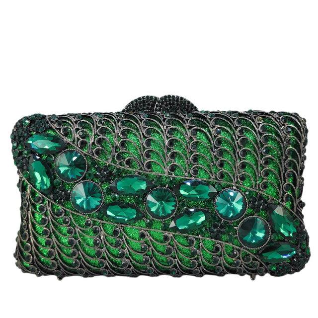 Boutique De FGG Big Gems Women Gold Evening Bags and Clutches Party Dinner Rhinestone Handbags Bridal Wedding Clutch Purses Mini
Boutique De FGG Big Gems Women Gold Evening Bags and Clutches Party Dinner Rhinestone Handbags Bridal Wedding Clutch Purses Mini