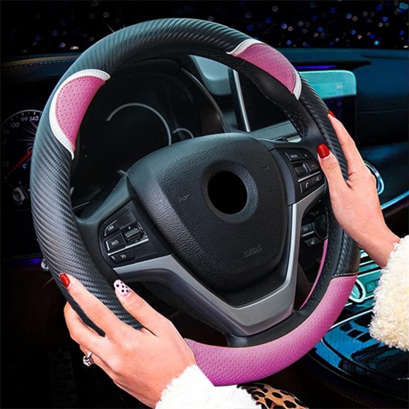 38cm Round Cute Rabbit Women Car Steering Wheel Cover Artificial Leather Anti-skid Steering Wheel Sleeve Black+Coffee
38cm Round Cute Rabbit Women Car Steering Wheel Cover Artificial Leather Anti-skid Steering Wheel Sleeve Black+Coffee