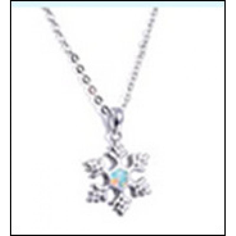 Wish new platinum snowflake white opal necklace women ins wind collarbone chain
Wish new platinum snowflake white opal necklace women ins wind collarbone chain