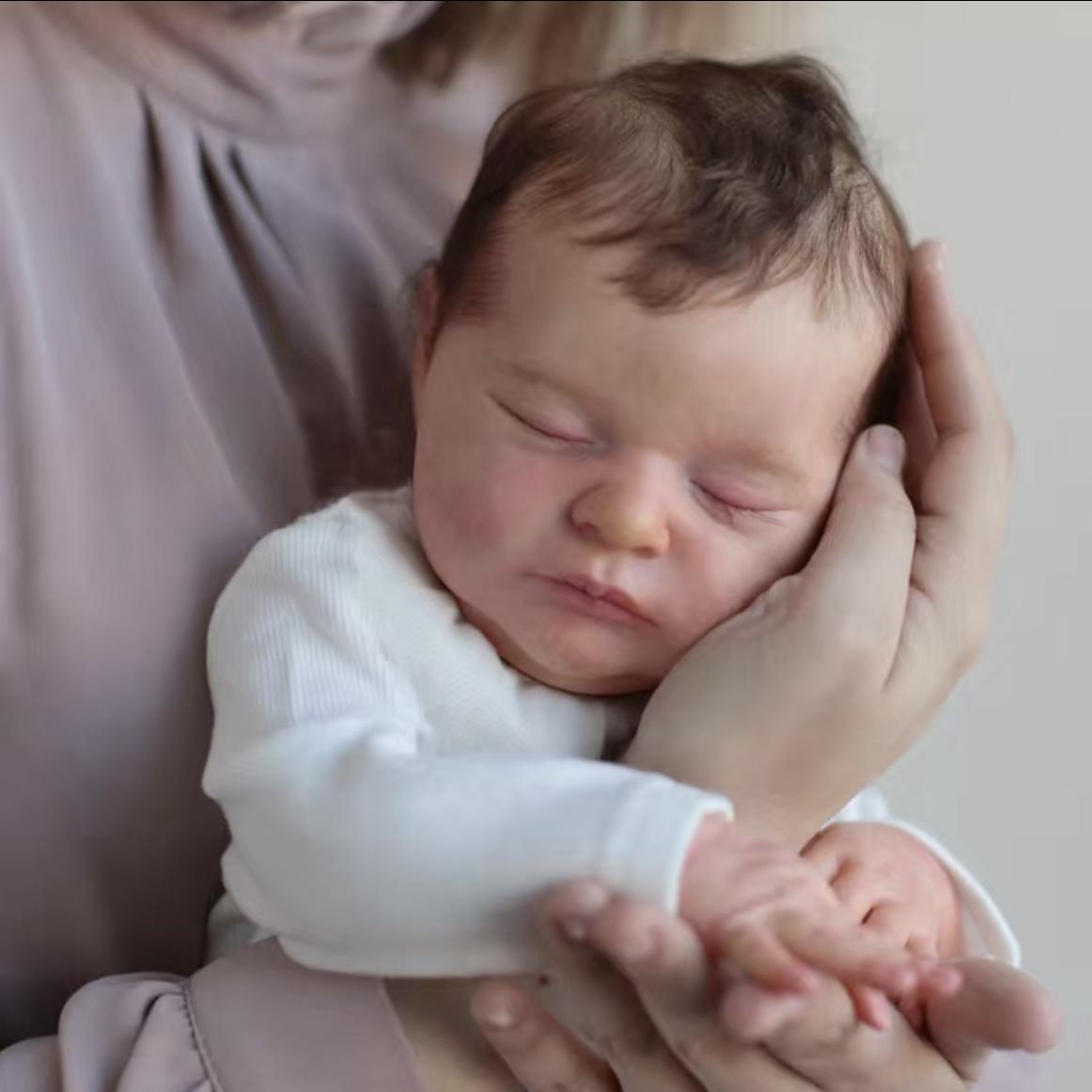 50 см кукла реборн Laura Bebe с корневыми ресницами, 3D роспись кожи и видимыми венами, новорожденная спящая кукла-обнимашка
50 см кукла реборн Laura Bebe с корневыми ресницами, 3D роспись кожи и видимыми венами, новорожденная спящая кукла-обнимашка