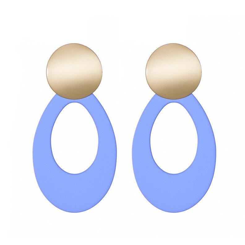 New Korean Fashion Metal Gold Color Geometric Acrylic Statement Long Drop Earrings Pendientes Oval Earrings For Women Zircon синий
New Korean Fashion Metal Gold Color Geometric Acrylic Statement Long Drop Earrings Pendientes Oval Earrings For Women Zircon синий