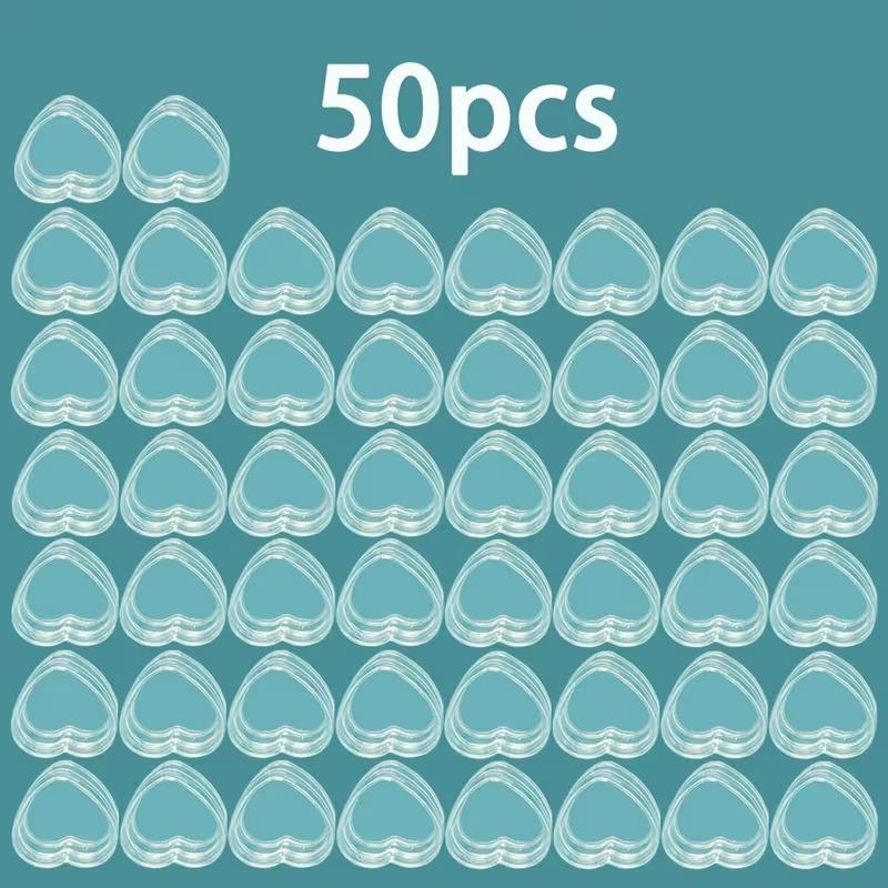 50/100pcs Heart-Shaped Plastic Cosmetic Jar Set Empty Clear Containers Mini Refillable Plastic Boxes with Lids for Sample Powder
50/100pcs Heart-Shaped Plastic Cosmetic Jar Set Empty Clear Containers Mini Refillable Plastic Boxes with Lids for Sample Powder