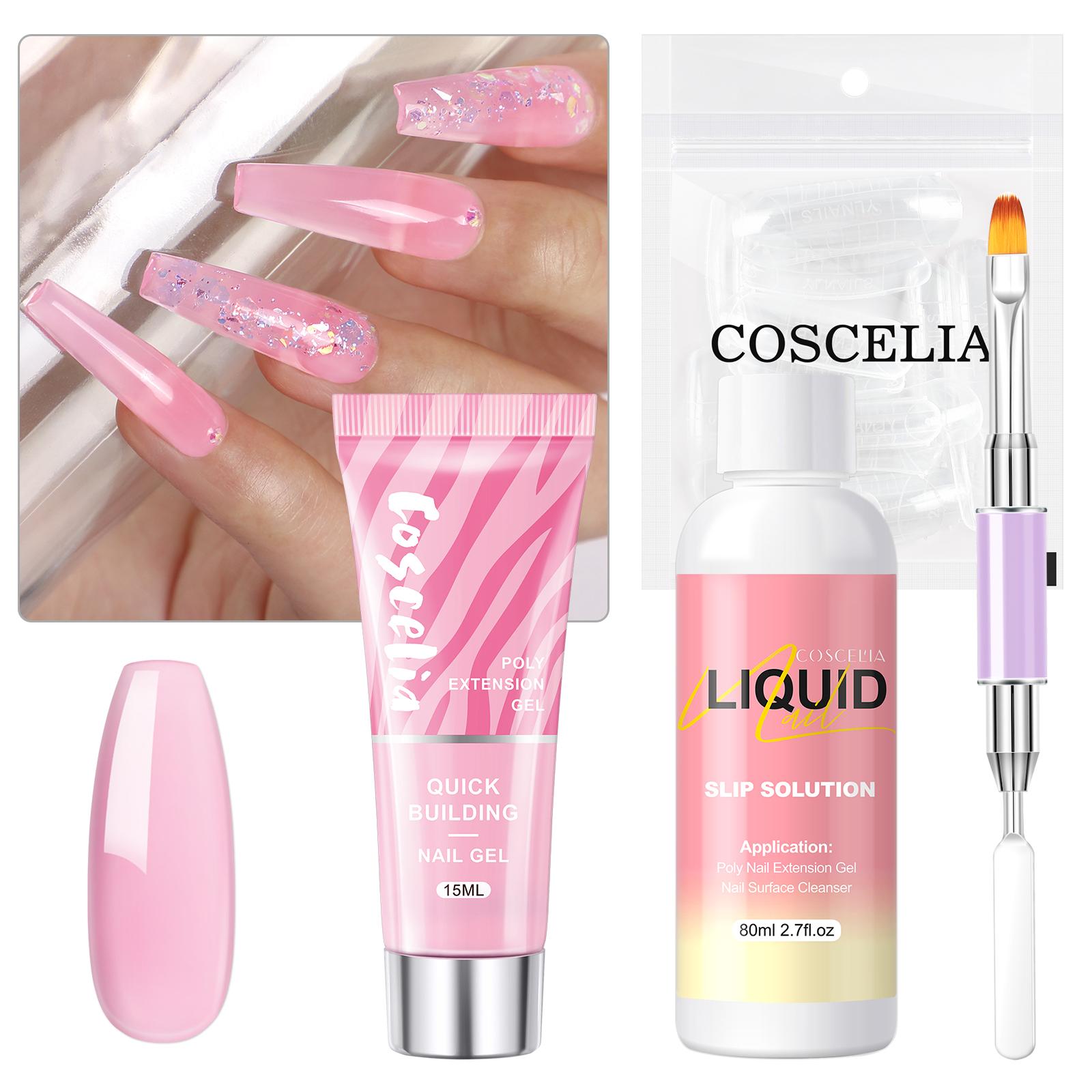 COSCELIA Nail Poly Extension Gel Jelly Gel Quick Building Nail Extend Акриловый УФ-гель Скользящее решение и инструменты для наращивания ногтей для ногтей Art Set
COSCELIA Nail Poly Extension Gel Jelly Gel Quick Building Nail Extend Акриловый УФ-гель Скользящее решение и инструменты для наращивания ногтей для ногтей Art Set