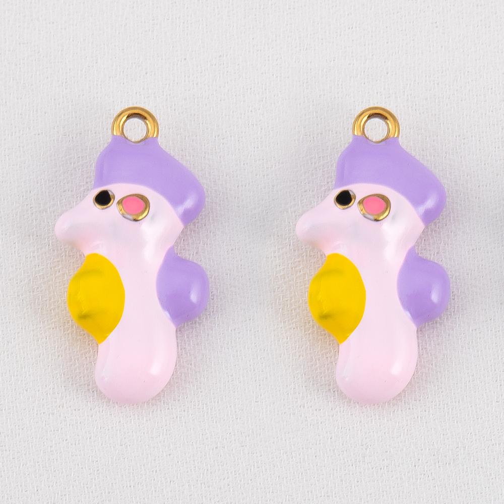 2pcs 304 Stainless Steel Enamel Cartoon Seahorse Pendant Ocean Theme For DIY Handmade Necklace Jewelry Finding Craft Supplies 2pcs
2pcs 304 Stainless Steel Enamel Cartoon Seahorse Pendant Ocean Theme For DIY Handmade Necklace Jewelry Finding Craft Supplies 2pcs