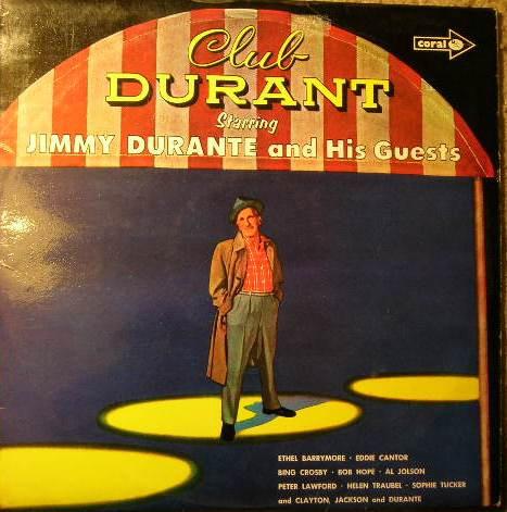 LP Record JIMMY DURANTE - Club Durant Starring Jimmy Durante CP45 Coral 1970 UK Pop Used
LP Record JIMMY DURANTE - Club Durant Starring Jimmy Durante CP45 Coral 1970 UK Pop Used