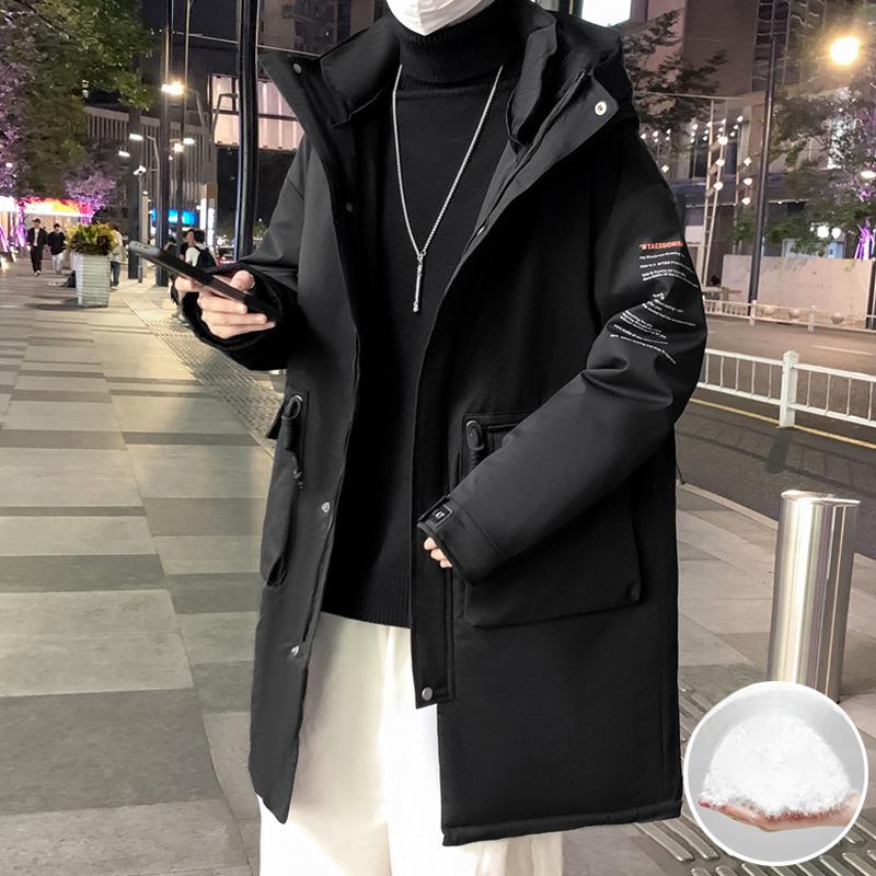 Пуховик мужской зимний новый гонконгский стиль модная пара средней длины утолщенная рабочая куртка зимняя одежда для холодной погоды для мужчин 4XL
Пуховик мужской зимний новый гонконгский стиль модная пара средней длины утолщенная рабочая куртка зимняя одежда для холодной погоды для мужчин 4XL