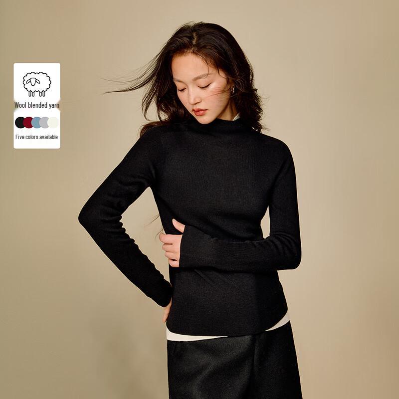 Inman Women s Semi-High Collar Lamb Wool Blend Knit Sweater L
Inman Women s Semi-High Collar Lamb Wool Blend Knit Sweater L