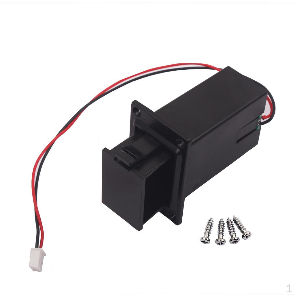 Black 9V Battery Box Case For Guitar Bass Pickup Replacement Accessory
Black 9V Battery Box Case For Guitar Bass Pickup Replacement Accessory