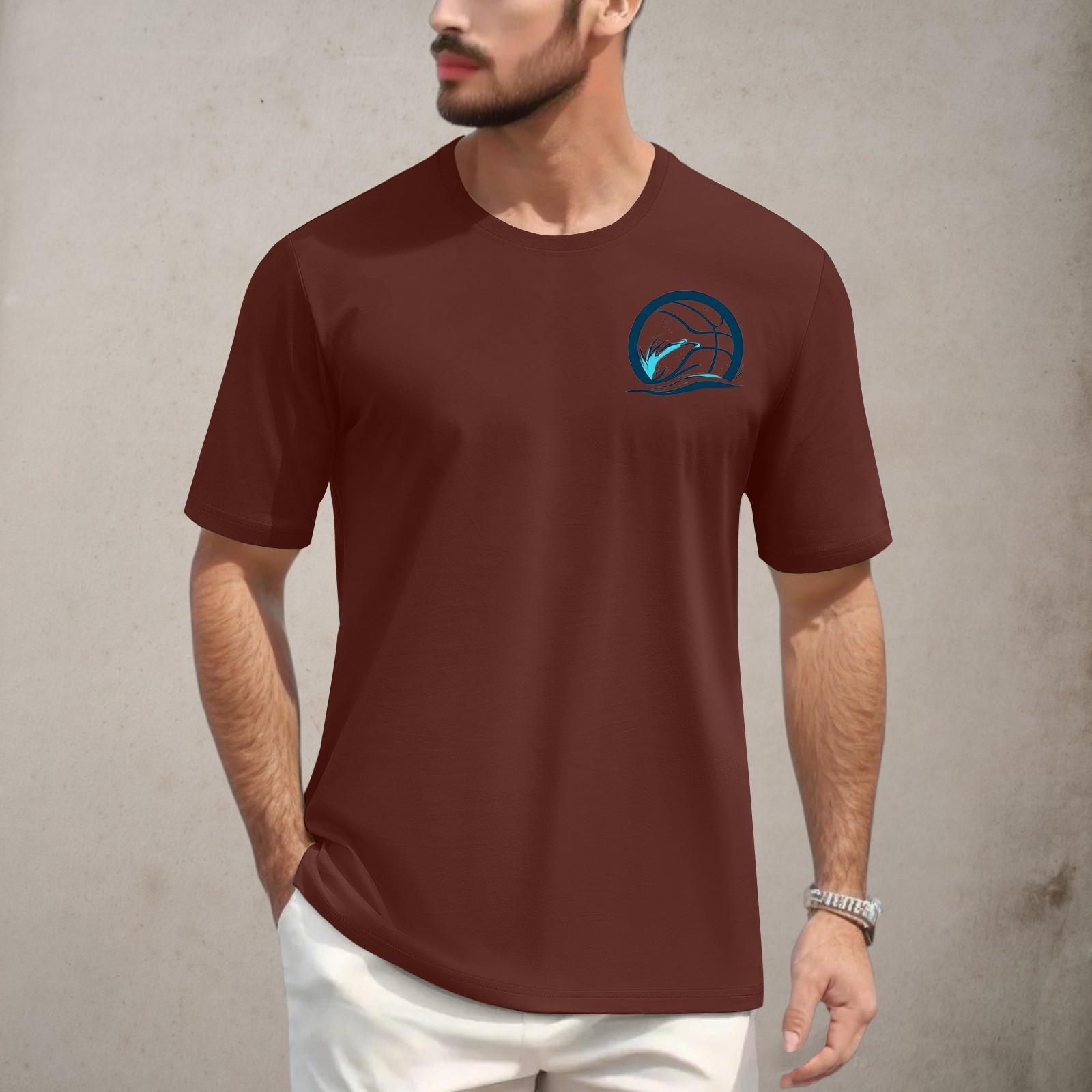 Чоловіча повсякденна футболка з круглим вирізом та коротким рукавом з принтом XXXL винний
Чоловіча повсякденна футболка з круглим вирізом та коротким рукавом з принтом XXXL винний