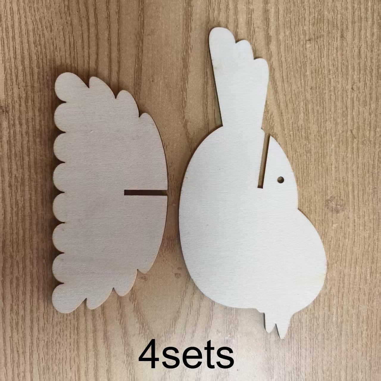 4pcs Wooden Bird Puzzle Craft Kit - Colorful Hanging Decorations for Teachers Day, Back To School, Unfinished Wood, Decoration
4pcs Wooden Bird Puzzle Craft Kit - Colorful Hanging Decorations for Teachers Day, Back To School, Unfinished Wood, Decoration