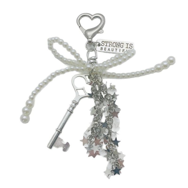 Elegant Pearls Bowknot Keyrings Functional Pearls Bowknot Pendant Keychains Bag Decoration for Fashionable Women 1
Elegant Pearls Bowknot Keyrings Functional Pearls Bowknot Pendant Keychains Bag Decoration for Fashionable Women 1