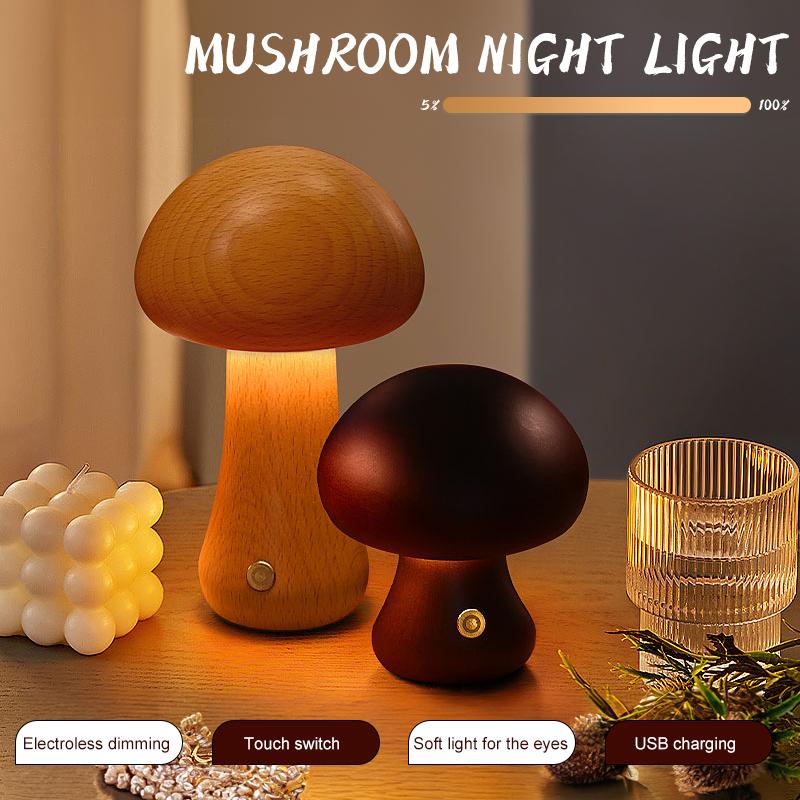LED Mushroom Night Light Warm Touch Bedside Light Desk Atmosphere Lamp For Bedroom Children Room Bar Home Decor Birthday Gift
LED Mushroom Night Light Warm Touch Bedside Light Desk Atmosphere Lamp For Bedroom Children Room Bar Home Decor Birthday Gift