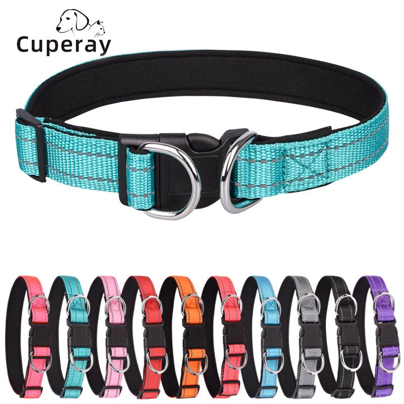 Reflective Pet Collar Double D Ring Nylon Adjustable Dog Collar To Prevent Bursts Suitable for Medium & Large Dogs Accessories S neck 26-42cm
Reflective Pet Collar Double D Ring Nylon Adjustable Dog Collar To Prevent Bursts Suitable for Medium & Large Dogs Accessories S neck 26-42cm
