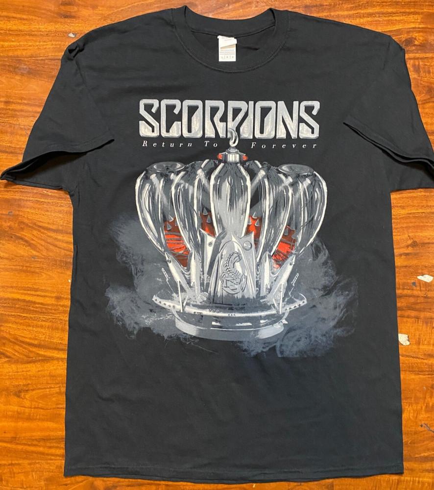 SCORPIONS 2015 Return To Forever Tour 80 s Rock Double Sided T-Shirt SZ L-NWOT Unisex T-Shirt XL
SCORPIONS 2015 Return To Forever Tour 80 s Rock Double Sided T-Shirt SZ L-NWOT Unisex T-Shirt XL