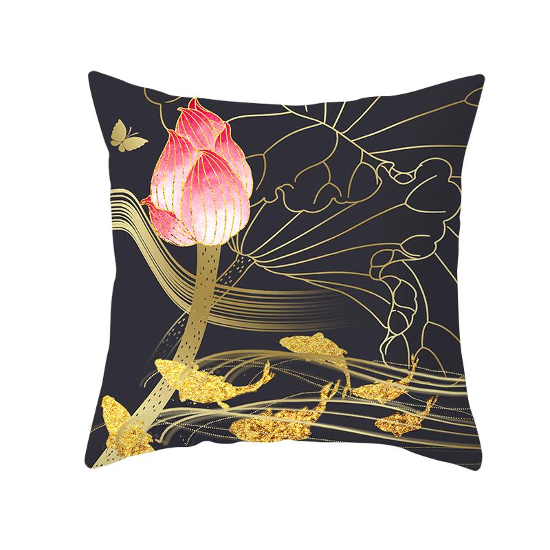 New Modern Light Luxury Gold Line Pillowcase Home Sofa Pillow Cushion Cover 45cmX45cm without pillow core
New Modern Light Luxury Gold Line Pillowcase Home Sofa Pillow Cushion Cover 45cmX45cm without pillow core