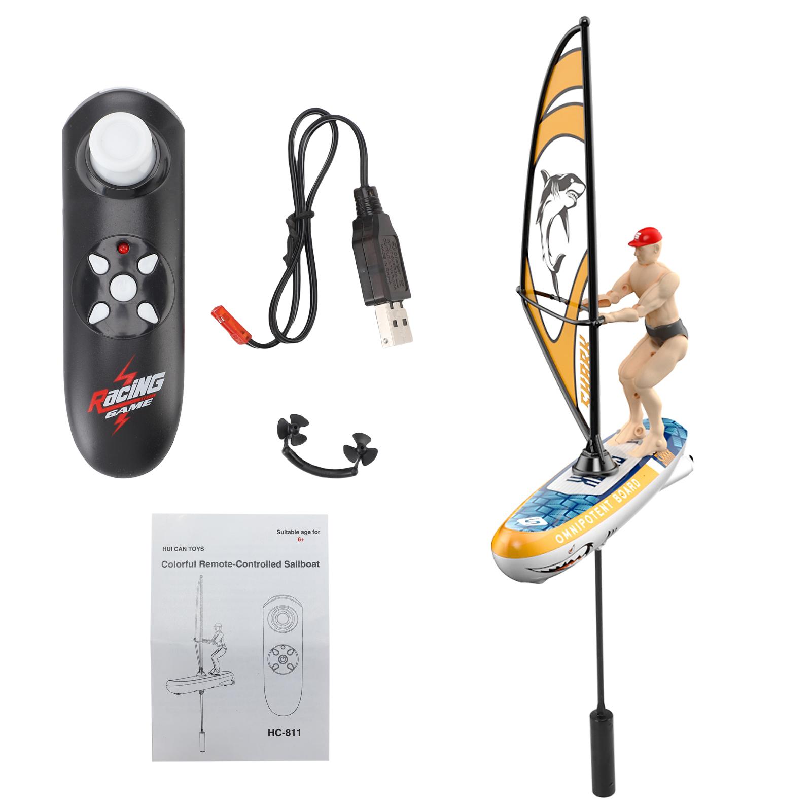 Remote Control Boat, 2.4Ghz Sailboat Boat Toy with Lights for Pools, Lake, Bathtub, Summer Outdoor
Remote Control Boat, 2.4Ghz Sailboat Boat Toy with Lights for Pools, Lake, Bathtub, Summer Outdoor