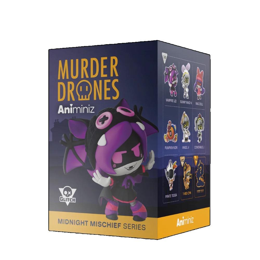 New Genuine Glitch Murder Drones Midnight Mischief Series Blind Box Mini Cyn Uzi Khan Figure Mystery Toy Birthday Surprise Gift
New Genuine Glitch Murder Drones Midnight Mischief Series Blind Box Mini Cyn Uzi Khan Figure Mystery Toy Birthday Surprise Gift