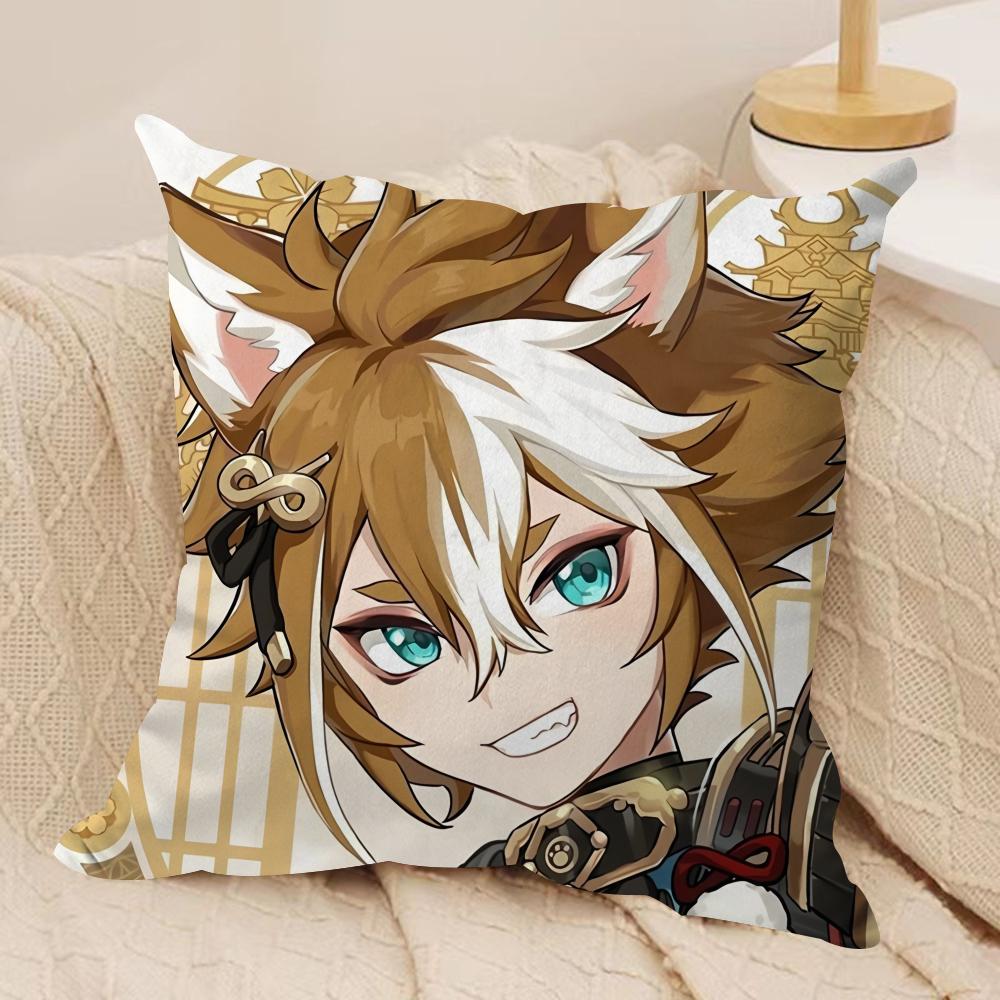 Gorou genshin impact cute Cushion Cover Silky Short Plush Invisible Zipper Dustproof Sofa Pillow Case for Home Decor 30x30cm
Gorou genshin impact cute Cushion Cover Silky Short Plush Invisible Zipper Dustproof Sofa Pillow Case for Home Decor 30x30cm