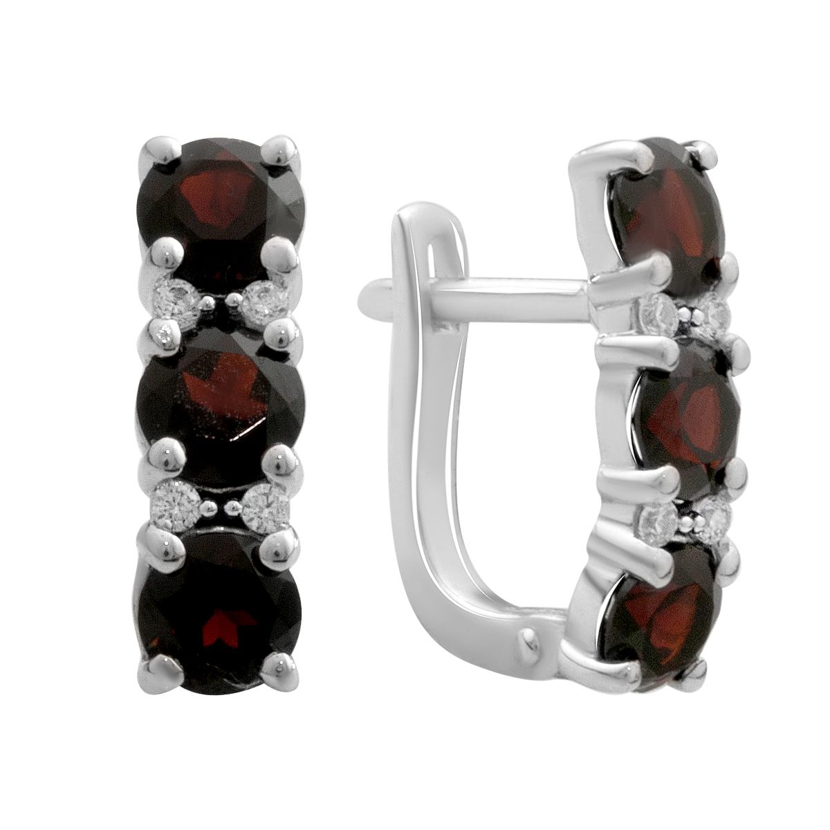 Silver earrings with natural garnet 3.74ct (2181958) темні цукерки apple червоний колір
Silver earrings with natural garnet 3.74ct (2181958) темні цукерки apple червоний колір