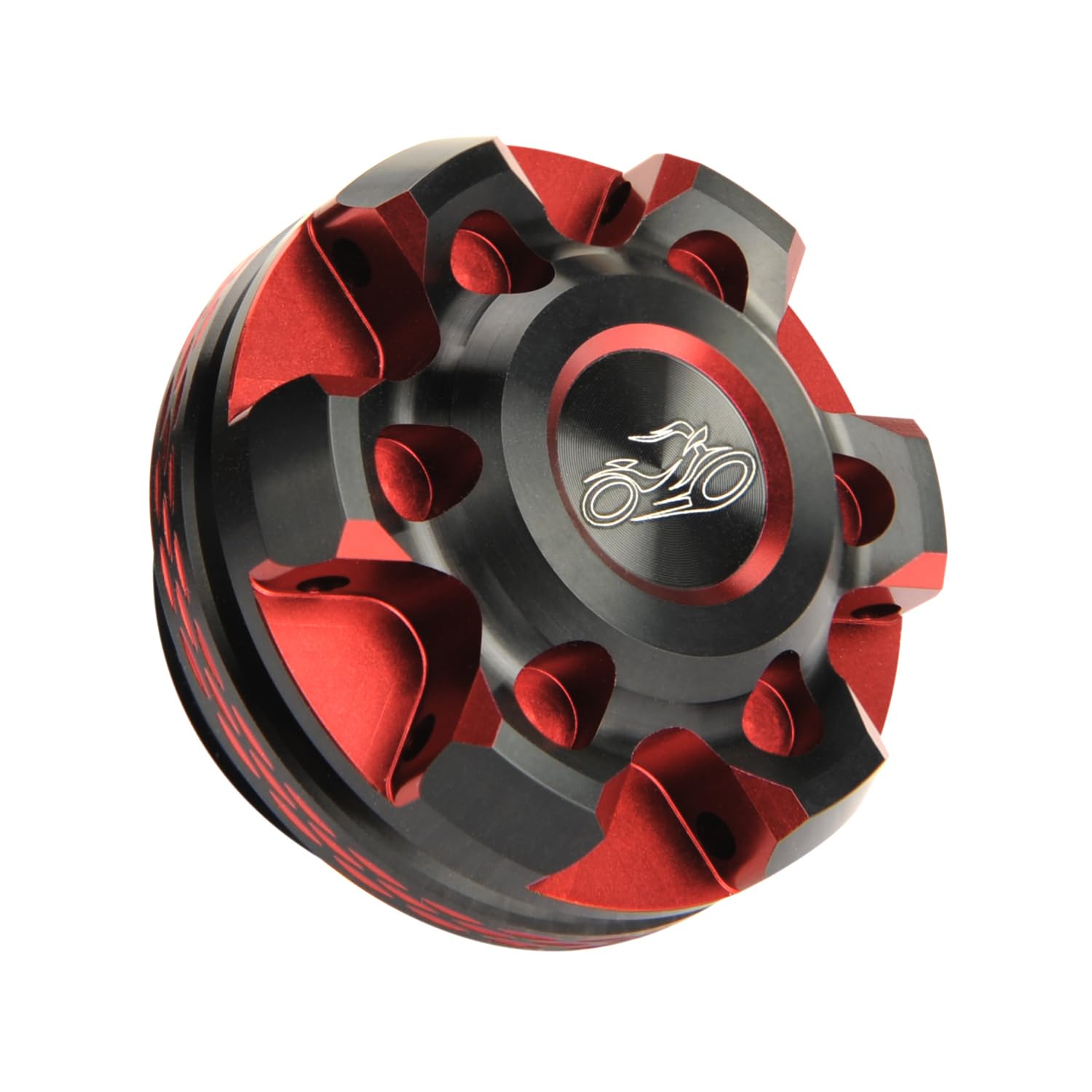 FMATEWORKS Motorcycle oil filler cap with O-ring machined aluminum M230 x P1.5 black red CNC processing anodized bi-accessory with high corrosion
FMATEWORKS Motorcycle oil filler cap with O-ring machined aluminum M230 x P1.5 black red CNC processing anodized bi-accessory with high corrosion