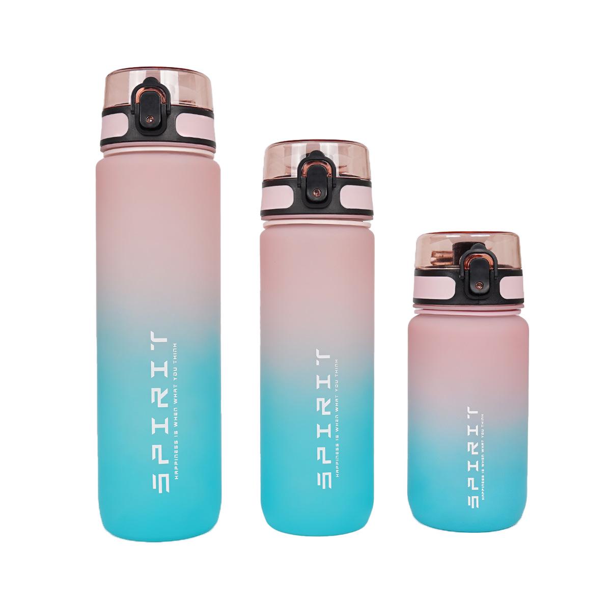 1L Gradient Water Bottle - Large Capacity, Leak-proof, Portable, Direct Drinking, with Scale for Fitness and Sports 600ml рожевий/синій
1L Gradient Water Bottle - Large Capacity, Leak-proof, Portable, Direct Drinking, with Scale for Fitness and Sports 600ml рожевий/синій