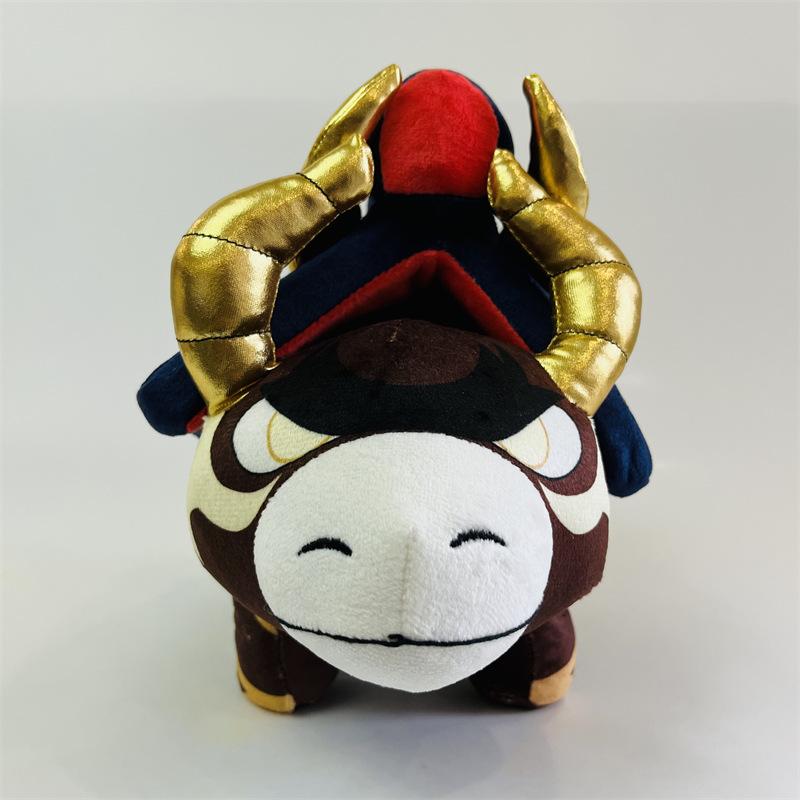 Новые плюшевые куклы Genshin Impact Huanglong Dudou Red Bull, куклы для украшения комнаты
Новые плюшевые куклы Genshin Impact Huanglong Dudou Red Bull, куклы для украшения комнаты