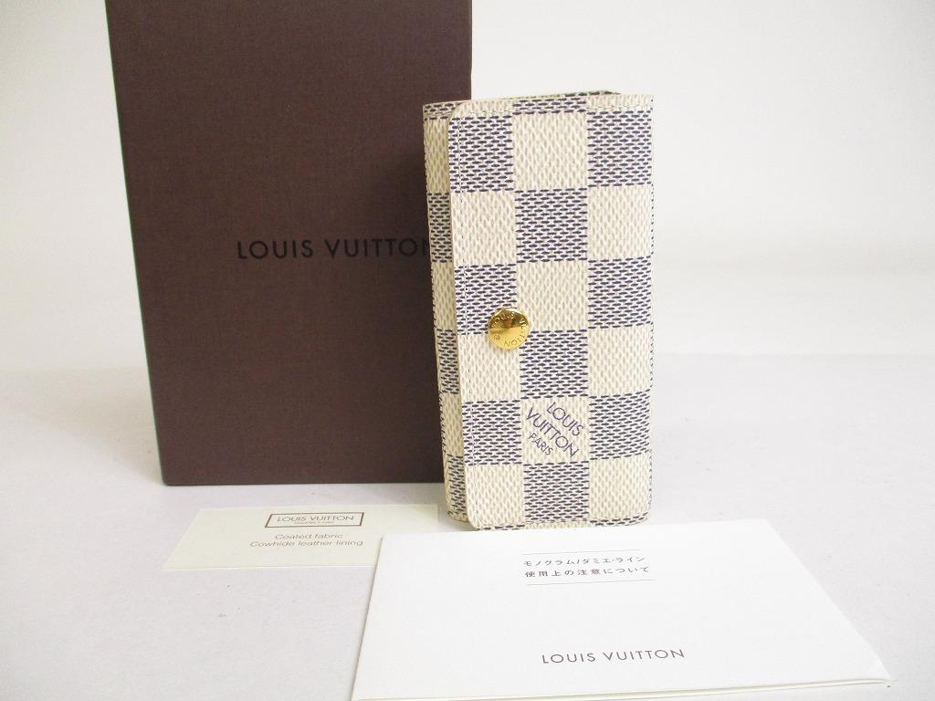 Автентичні шкіряні чохли для ключів LOUIS VUITTON Damier Azur із 4 чохлами №a392, відремонтовані
Автентичні шкіряні чохли для ключів LOUIS VUITTON Damier Azur із 4 чохлами №a392, відремонтовані
