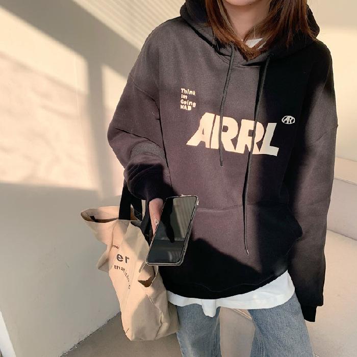 Женский свитер с капюшоном из толстого бархата осень/зима плюс - корейский стиль, свободный топ XL чёрный
Женский свитер с капюшоном из толстого бархата осень/зима плюс - корейский стиль, свободный топ XL чёрный