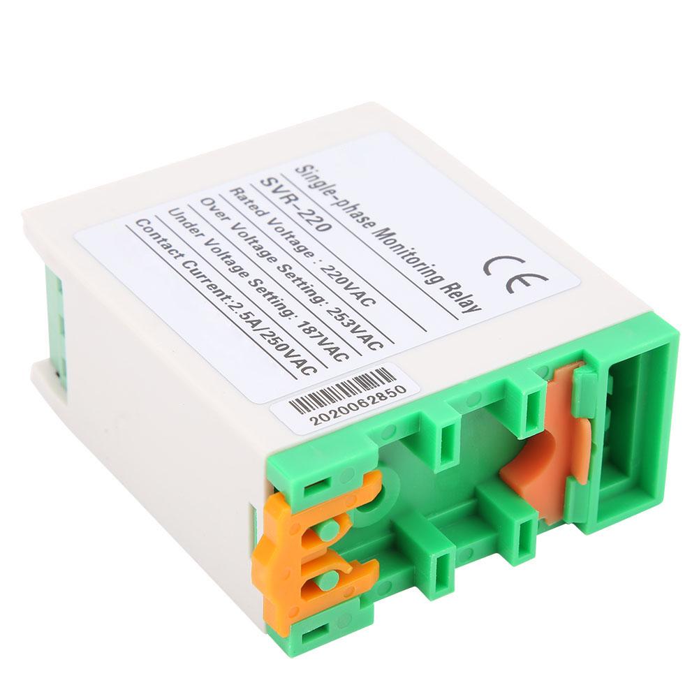 SVR220 SinglePhase Voltage Monitoring Relay 3LEDs Overvoltage Undervoltage Protection Device
SVR220 SinglePhase Voltage Monitoring Relay 3LEDs Overvoltage Undervoltage Protection Device