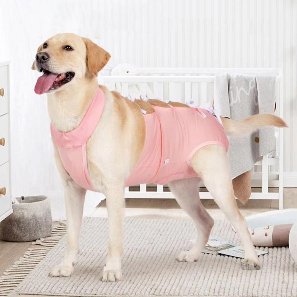 with Straps Anti-licking Pet Clothes Vest Dog Surgery Clothes Soft Dog Postoperative Clothes Pet S рожевий
with Straps Anti-licking Pet Clothes Vest Dog Surgery Clothes Soft Dog Postoperative Clothes Pet S рожевий