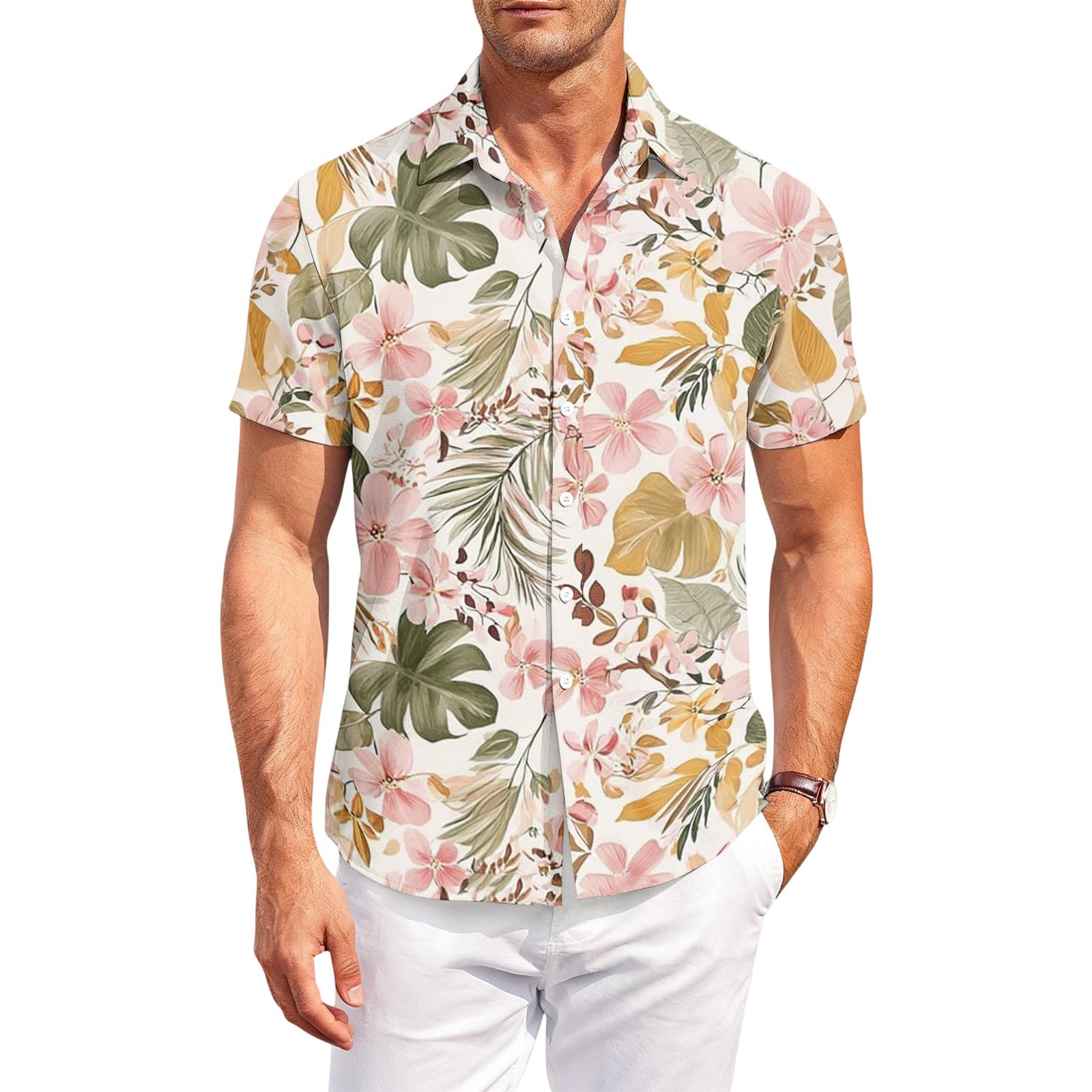 Womens Spring Tops Short Sleeve Button Down Summer Shirts for Women Floral Print Lightweight Casual Blouse Womens Summer Shirts for Daily Wear XL рожевий
Womens Spring Tops Short Sleeve Button Down Summer Shirts for Women Floral Print Lightweight Casual Blouse Womens Summer Shirts for Daily Wear XL рожевий